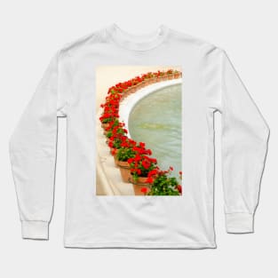 Geraniums Arranged in an Arc Long Sleeve T-Shirt